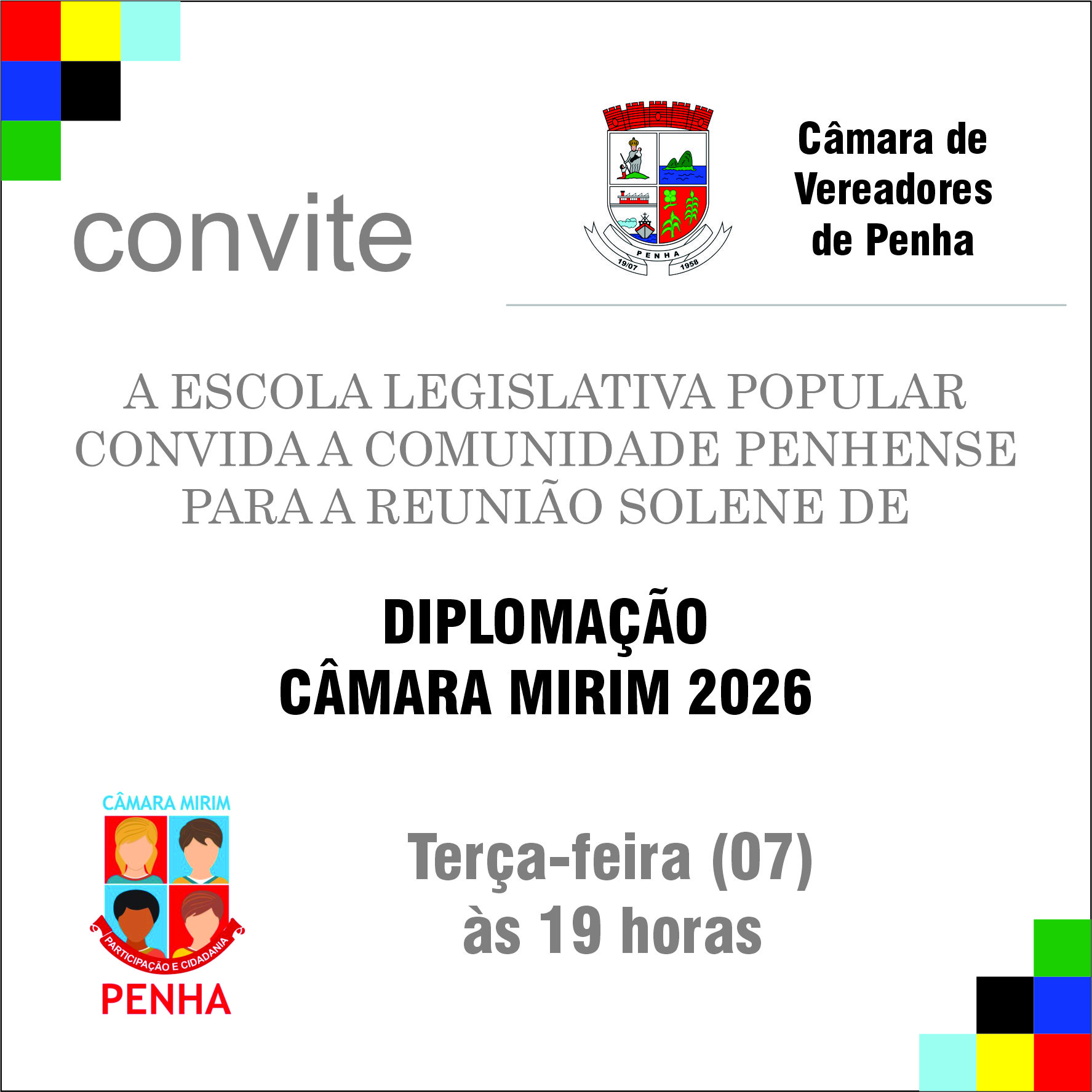 Diplomação Mirins 2026