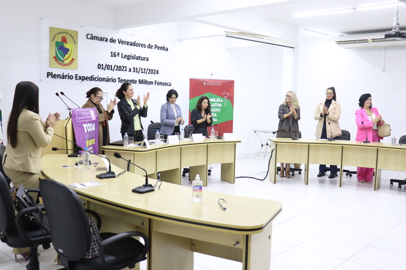 Câmara de Penha recebe a Caravana da Inclusão da Mulher na Política Câmara de Penha recebe a Caravana da Inclusão da Mulher na Política