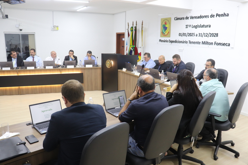 Câmara de Penha aprova seis projetos de lei Câmara de Penha aprova seis projetos de lei