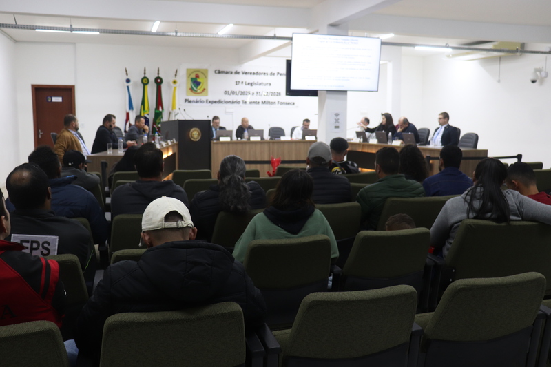 Câmara de Penha aprova três projetos de lei Câmara de Penha aprova três projetos de lei