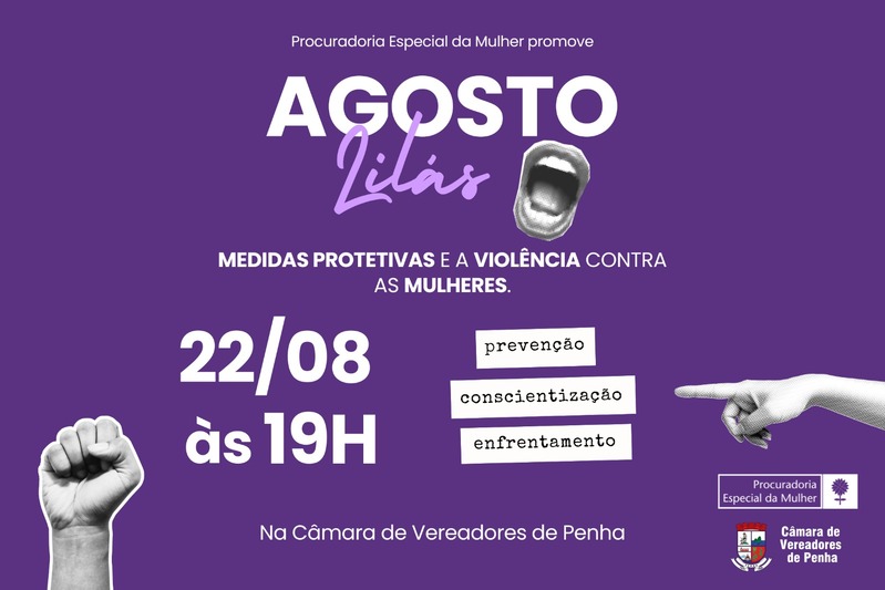 Câmara de Penha promove roda de conversa sobre medidas protetivas Câmara de Penha promove roda de conversa sobre medidas protetivas