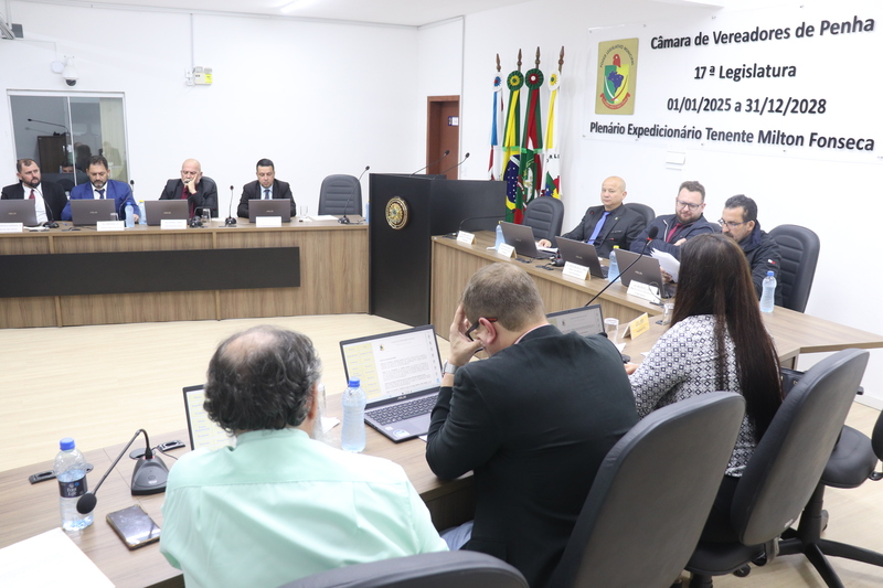 CVP 92/2025 Câmara de Penha aprova três projetos e um requerimento CVP 92/2025 Câmara de Penha aprova três projetos e um requerimento