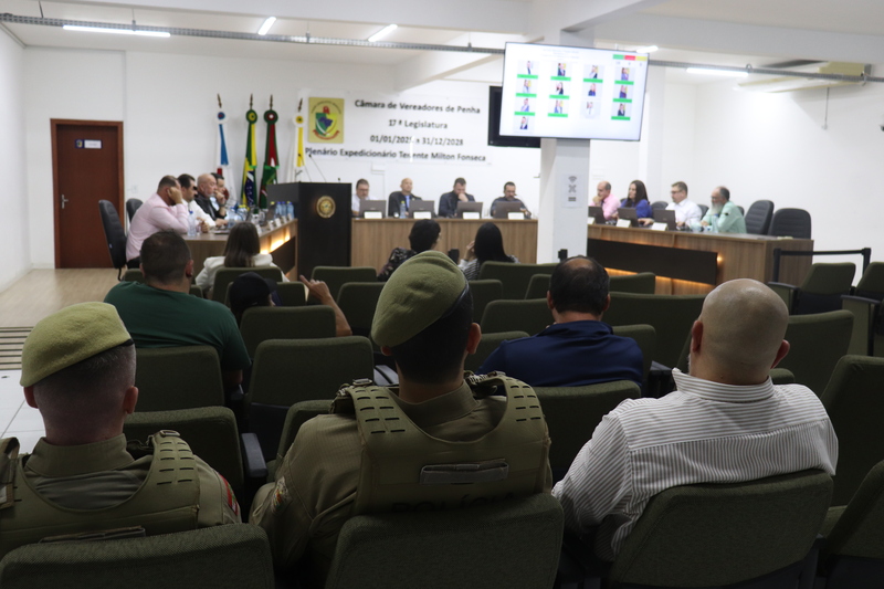 Câmara de Penha aprova proposições sobre cultura, saúde, segurança pública e inclusão social Câmara de Penha aprova proposições sobre cultura, saúde, segurança pública e inclusão social