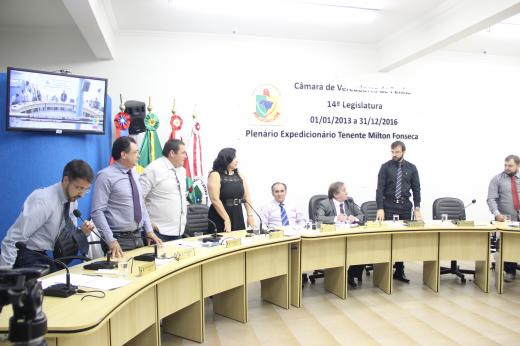 8ª Reunião Ordinária - Câmara rejeita moção de congratulações para secretário