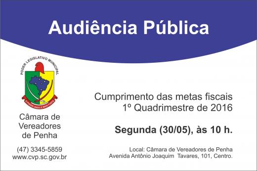 Comissão de Finanças e Orçamento realiza audiência pública