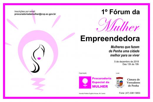 Fórum da Mulher Empreendedora contará com palestras e rodada de negócios