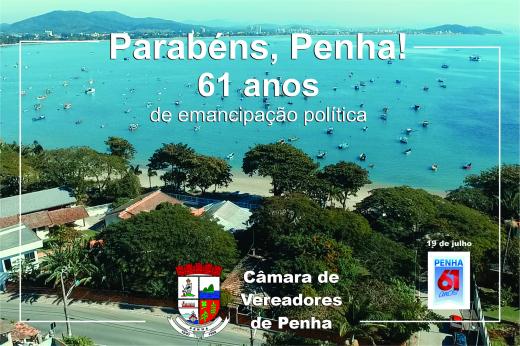 Legislativo comemora aniversário de Penha em solenidade