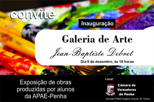 Galeria de Arte será inaugurada na segunda-feira (9)