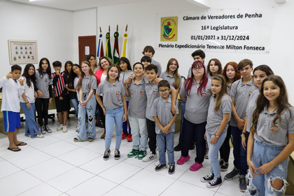 Vereadores mirins de Penha aprovam três moções 