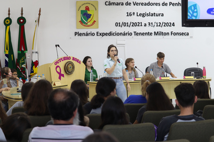 Câmara mirim realiza audiência pública em parceria com o IMAP