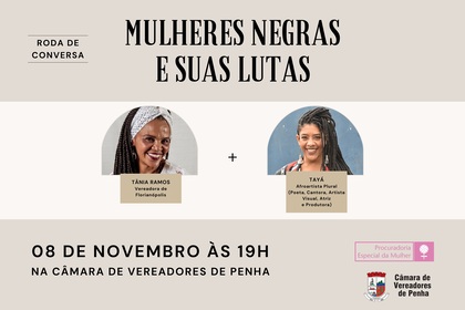 Roda de conversa vai debater as lutas das mulheres negras