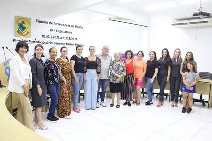 Empreendedorismo feminino foi tema de palestra na Câmara de Penha