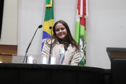 Vereadores mirins de Penha participam de Encontro Estadual