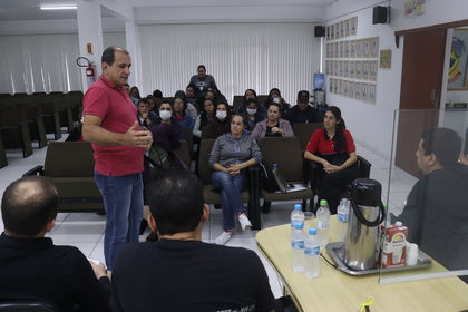 Reunião com Agentes Comunitários 