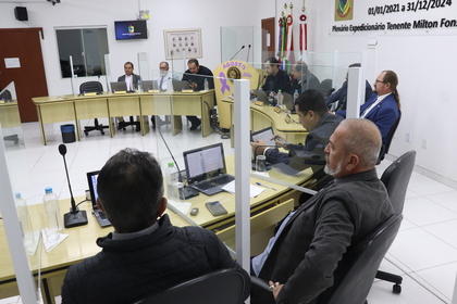 Reunião ordinária da Câmara de Penha