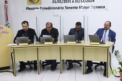 Reunião ordinária da Câmara de Penha