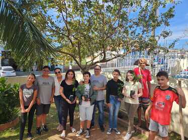 Ação realizada nas escolas de Penha