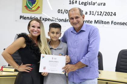 Diplomação vereadores mirins