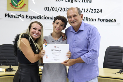 Diplomação vereadores mirins