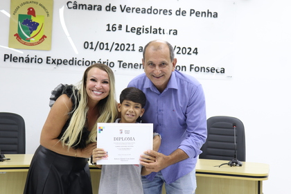 Diplomação vereadores mirins