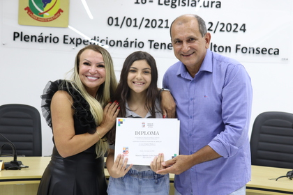 Diplomação vereadores mirins