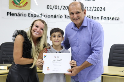 Diplomação vereadores mirins