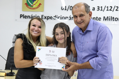 Diplomação vereadores mirins