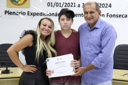 Diplomação vereadores mirins