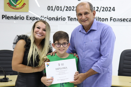 Diplomação vereadores mirins