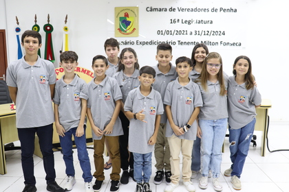 Diplomação vereadores mirins