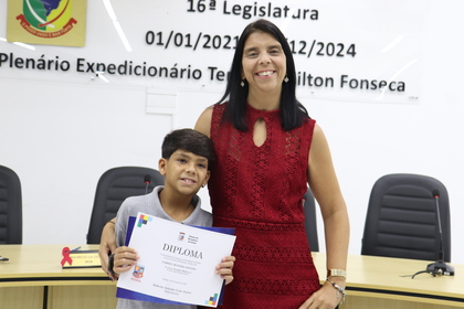 Diplomação vereadores mirins