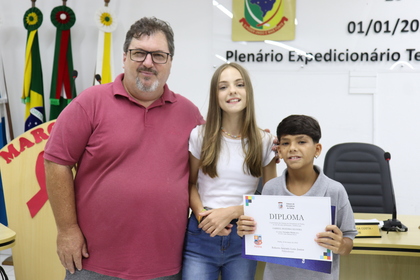 Diplomação vereadores mirins