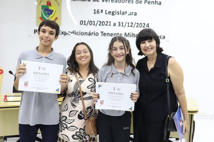 Diplomação vereadores mirins