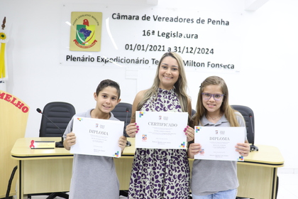 Diplomação vereadores mirins