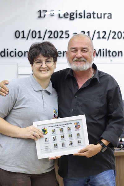 Solenidade de Encerramento - Câmara Mirim 2025